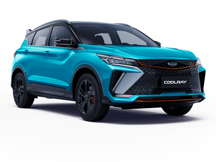 Geely Coolray New Голубой металлик